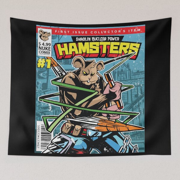 Item preview, Shaolin Nuclear Power Hamsters Comic designed and sold by DrawHandArt.