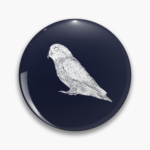 Item preview, Rosy-faced Lovebird White Design  designed and sold by designsasstultd.