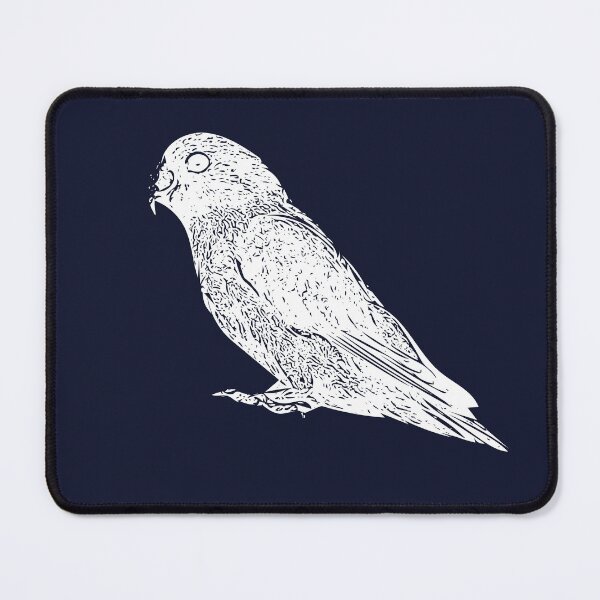 Item preview, Rosy-faced Lovebird White Design  designed and sold by designsasstultd.