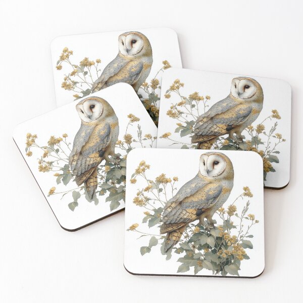 Item preview, Barn Owl - antique illustration designed and sold by FleurFrench.