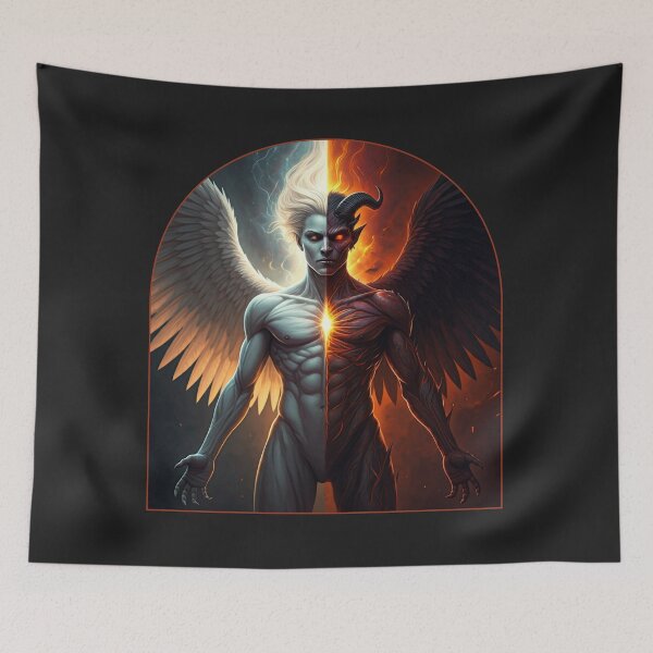 Item preview,  Bipolar Disorder – Angel and Demon in One designed and sold by MarCreativArt.