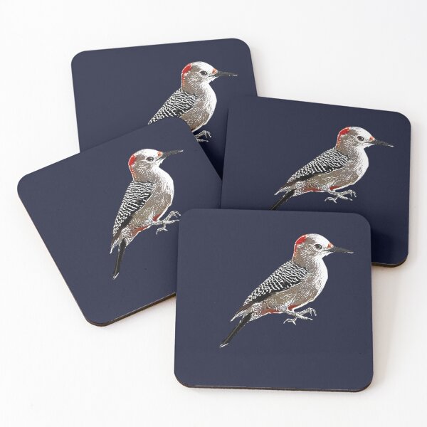 Item preview, Golden-fronted Woodpecker White Alternate Design  designed and sold by designsasstultd.