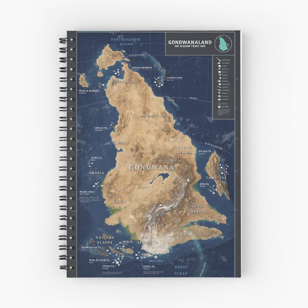 Item preview, Ordovician 465 MYA - Gondwana designed and sold by CarlAugustW.