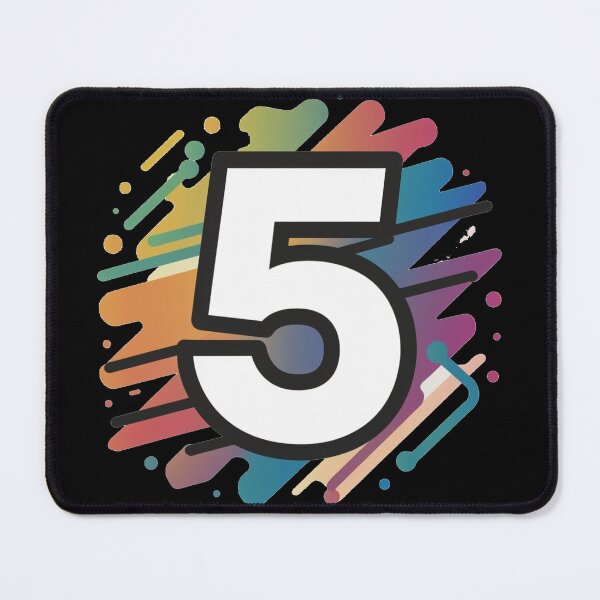 Item preview, Number Five designed and sold by ArtCraftLab.