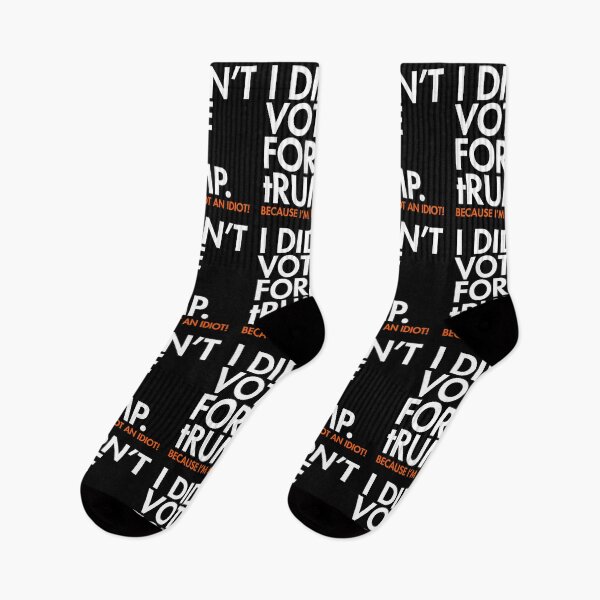 Item preview, I DIDN'T VOTE FOR tRump - because I'm not an idiot designed and sold by Thelittlelord.