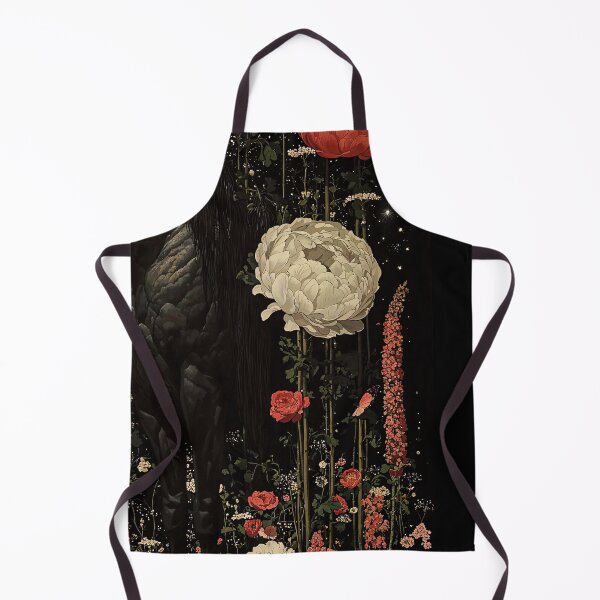 Item preview, Whimsical Dark Fantasy Painting Of A Unicorn Among Enchanted Blooms designed and sold by regnumsaturni.