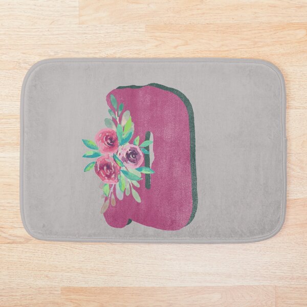 Item preview, Floral Monogram D Design designed and sold by Abbybub.