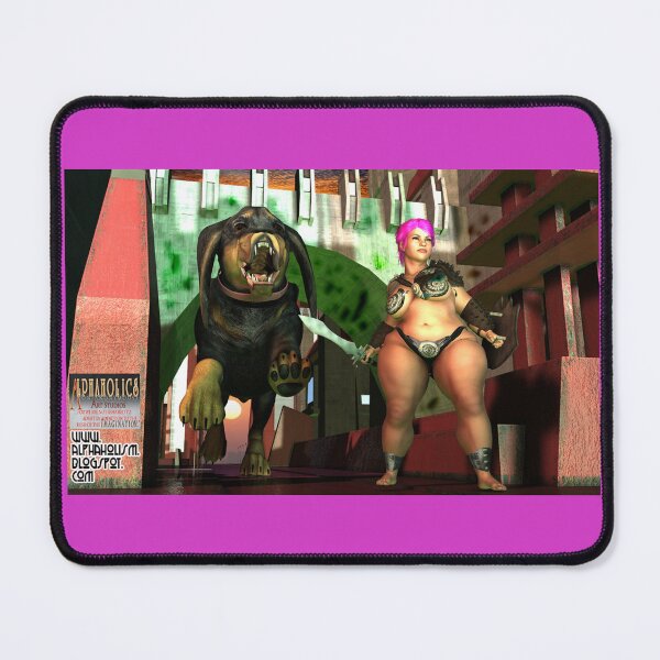 Item preview, "Con'Ann The Barbara: The BBW from The Blighted, Failed Future!" designed and sold by Alphaholics Non-Anonymous Art Studios.