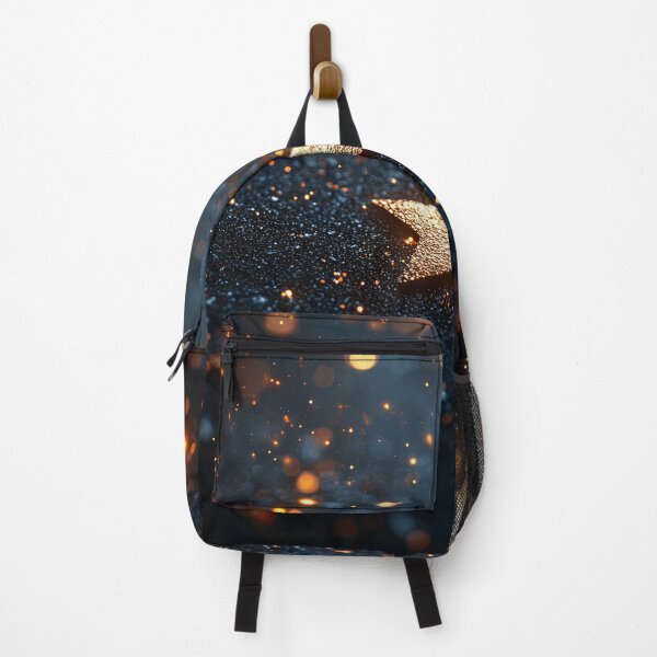 Item preview, Golden stars sparkle against a dark background, creating a magical atmosphere filled with shimmering light and sparkling effects. designed and sold by Jerhus.