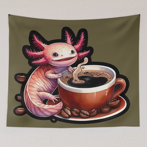 Item preview, Axolotl Art #131 | Axolotl Lovers designed and sold by ksgraphics222.