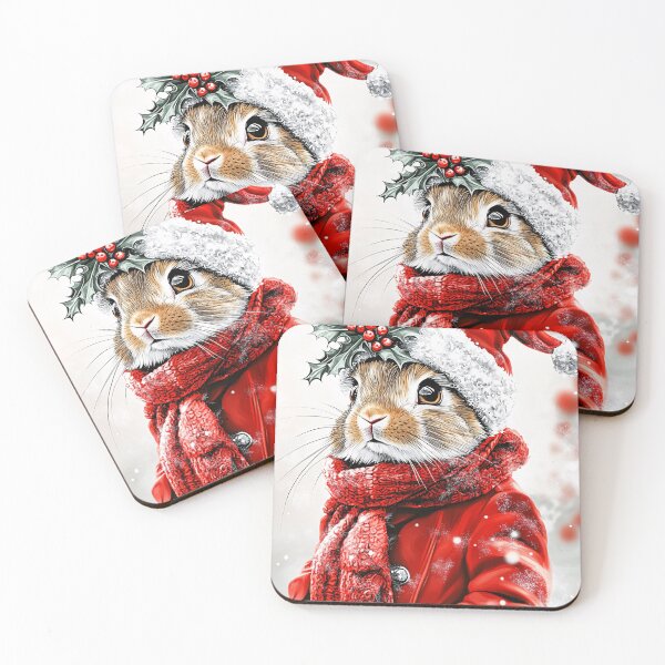 Item preview, Christmas Bunny: The Cutest Bunny in Town designed and sold by NomadicDreamer.