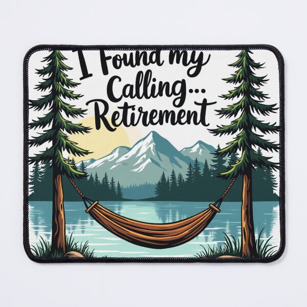 Item preview, Mountain Lake Retirement designed and sold by InkExpression.