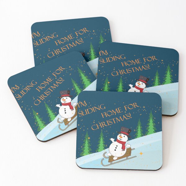 Item preview, I'm sliding home for Christmas! designed and sold by MiPa78.