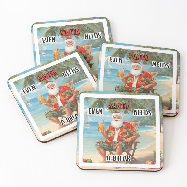 Item preview, Even Santa Needs a Break designed and sold by MarCreativArt.