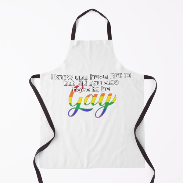 Item preview, Did You Have To Be Gay and ADHD meme designed and sold by feardeargcrafts.