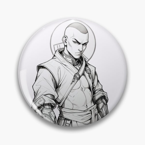 Item preview, Cyborg Monk designed and sold by ArtCraftLab.
