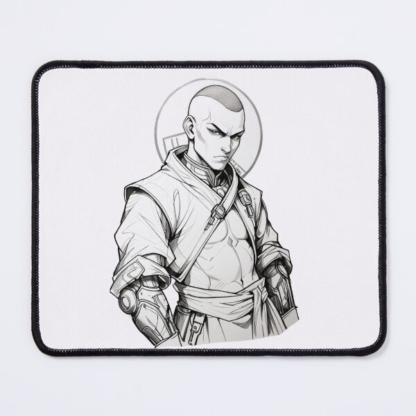 Item preview, Cyborg Monk designed and sold by ArtCraftLab.