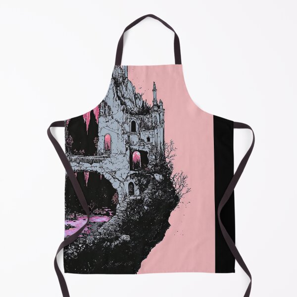 Item preview, Whimsical Dark Fantasy Illustration Of A Floating Castle designed and sold by regnumsaturni.