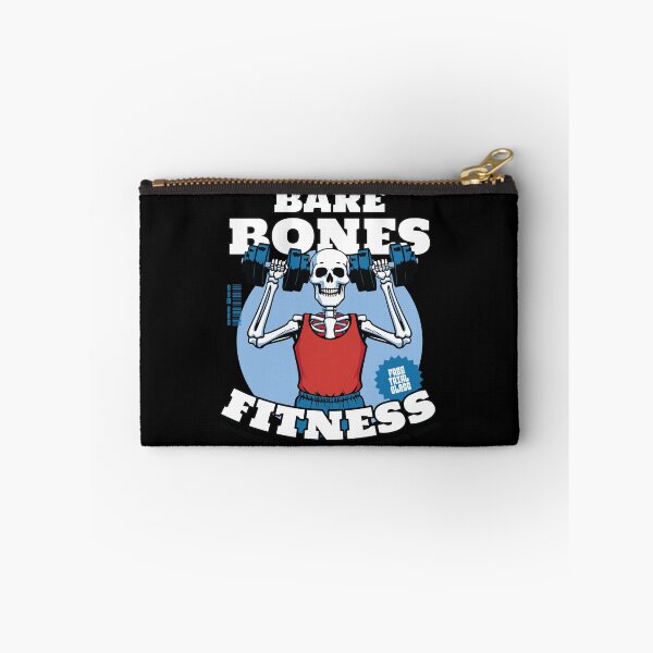 Item preview, Bare Bones Fitness Gym Skeleton Design designed and sold by DrawHandArt.