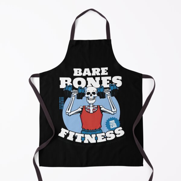 Item preview, Bare Bones Fitness Gym Skeleton Design designed and sold by DrawHandArt.
