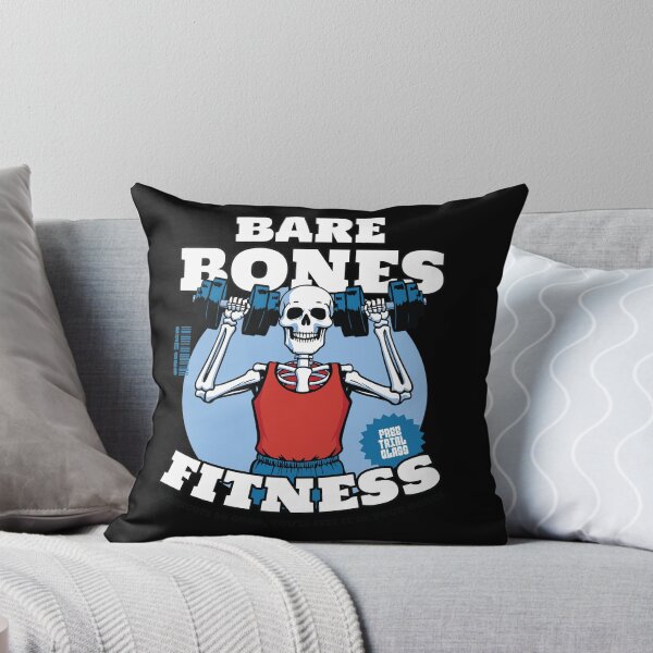 Item preview, Bare Bones Fitness Gym Skeleton Design designed and sold by DrawHandArt.