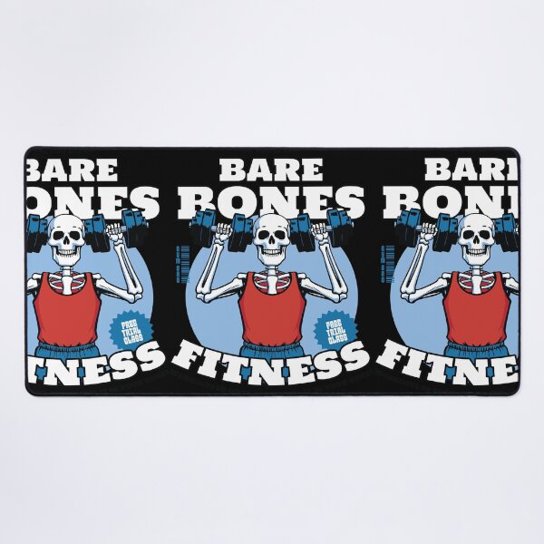 Item preview, Bare Bones Fitness Gym Skeleton Design designed and sold by DrawHandArt.