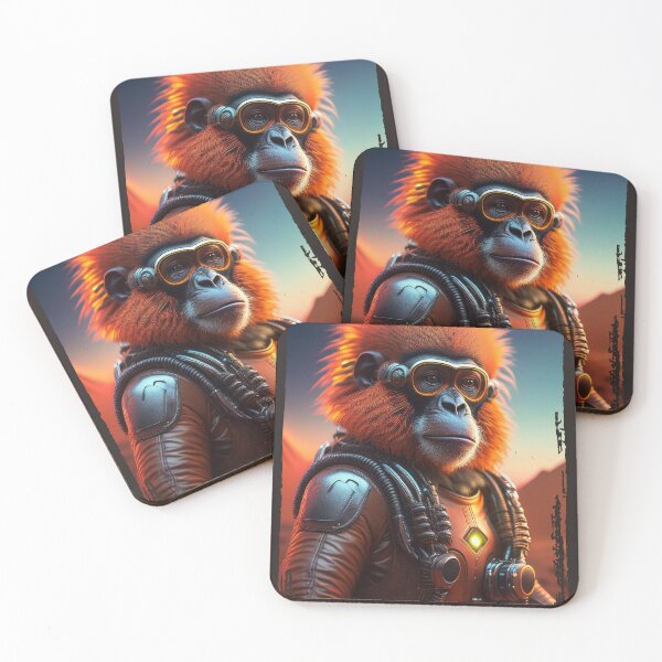 Item preview, Leather | Swag Ape | Cyberpunk Monkey Collection designed and sold by monkeybusiness.pt.