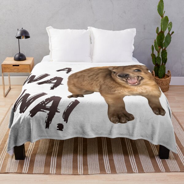 Item preview, Awawa! Angry Screaming Hyrax Meme - Cute & Funny designed and sold by Jakkuri.