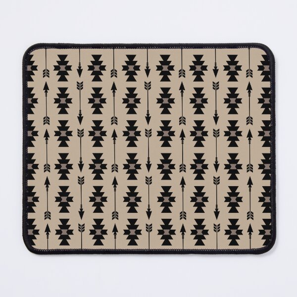 Item preview, Southwestern Arrow Pattern Black & Beige designed and sold by tonymagnerart.