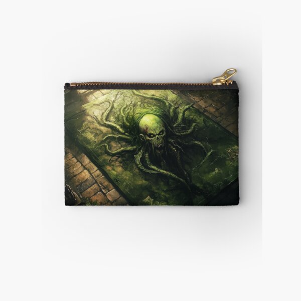 Item preview, Dark Eldritch Creature on Poisonous Green Magic: The Gathering Playmat designed and sold by GenXSchematic.