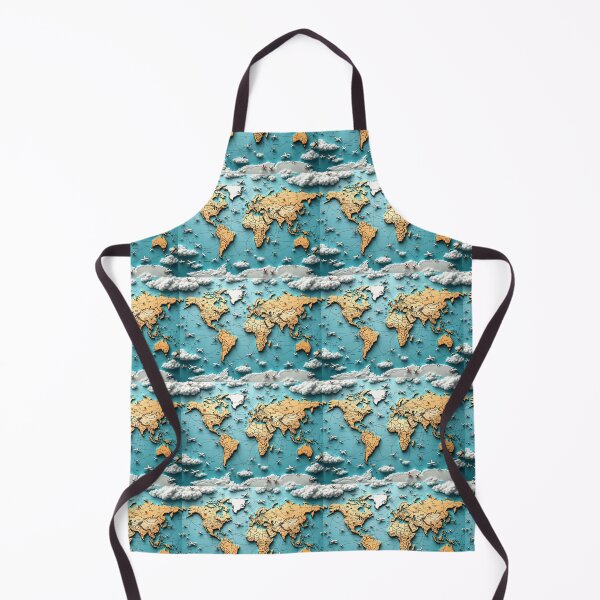 Item preview, A 3D Pattern of Airplanes Soaring Over a World Map with Travel Routes, Perfect for Adventure and Exploration Themes designed and sold by AlwaysHome.