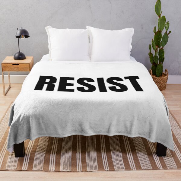 Item preview, RESIST text only design designed and sold by DesignCollectiv.