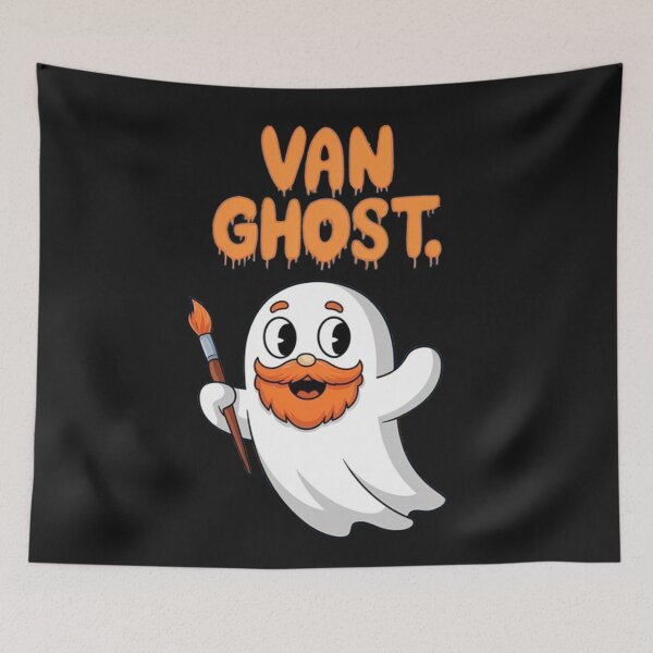 Item preview, Van Ghost Art Teacher Halloween Van Gogh Starry Night  designed and sold by SztylishDesigns.