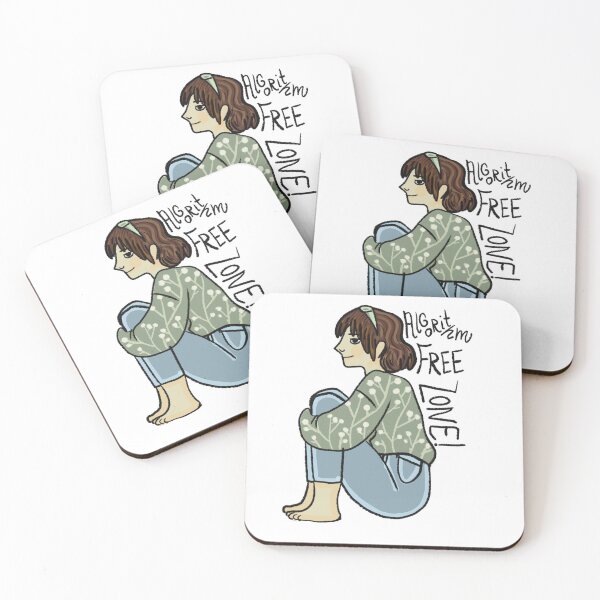Item preview, Algorithm-free zone, introvert, for introverts, introvert girl, I like silence, free time, I'm at home designed and sold by Dormitria.