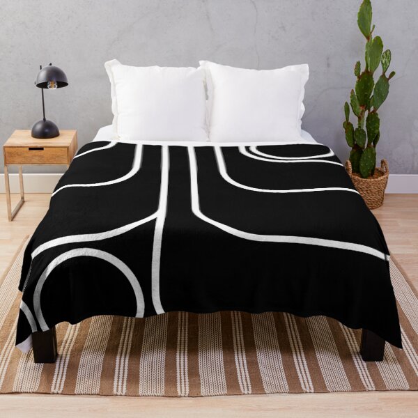 Item preview, Retro Modernist Geometric Design Black & White designed and sold by tonymagnerart.