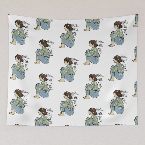 Item preview, Algorithm-free zone, introvert, for introverts, introvert girl, I like silence, free time, I'm at home designed and sold by Dormitria.
