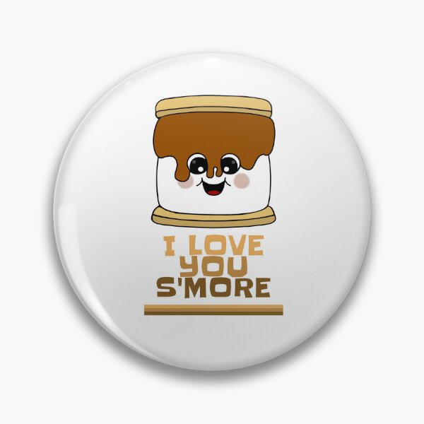 Artikelvorschau, Lagerfeuer-Smore Ich liebe dich Wortspiel entworfen und verkauft von Sartoris Art.