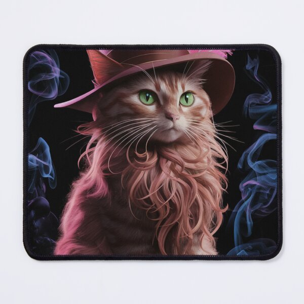 Item preview, Green eyed red kitten with the hat designed and sold by InkExpression.