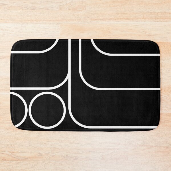Item preview, Retro Modernist Geometric Design Black & White designed and sold by tonymagnerart.