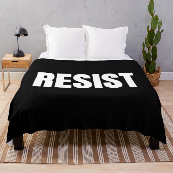 Item preview, RESIST text only design designed and sold by DesignCollectiv.