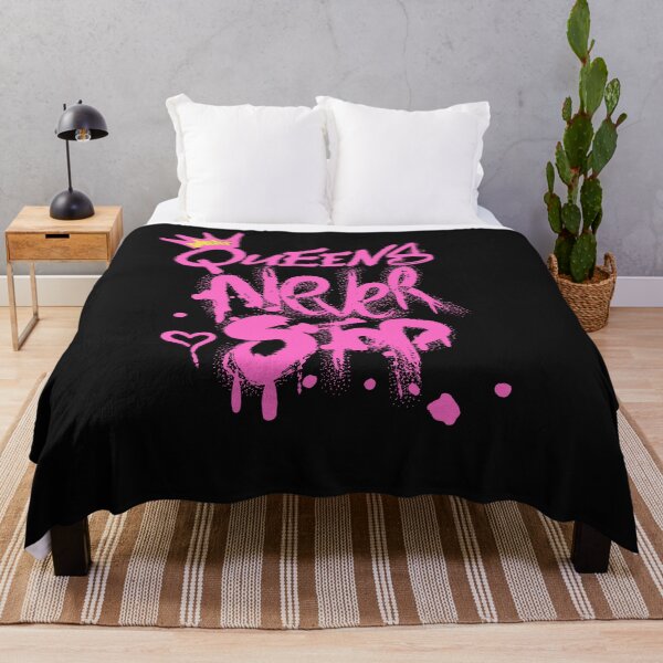 Item preview, Real Queens Never Stop! Fun and Vivid Graffiti Heart design. designed and sold by GEM STYLE.