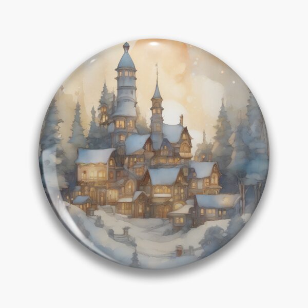 Item preview, Cozy Christmas Winter Village designed and sold by gamgees.