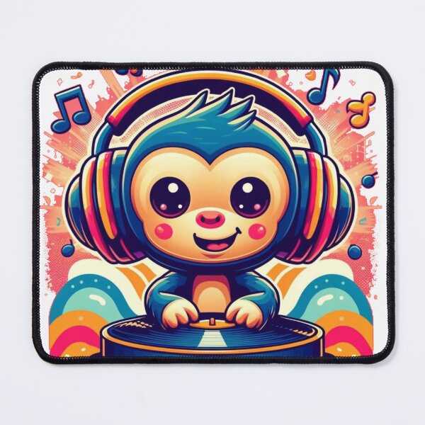 Item preview, Grovin Funky Monkey casque DJ graffiti street art designed and sold by filalihicham1.