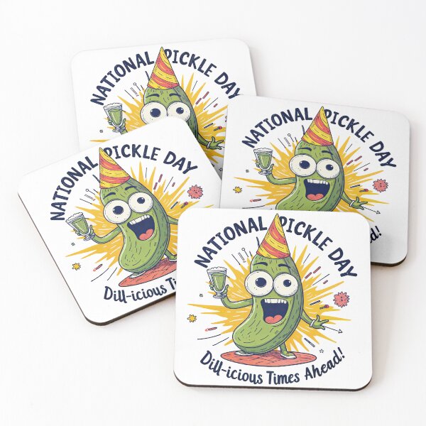 Item preview, T-Shirt Design Trending: NATIONAL PICKLE DAY designed and sold by ForeverPrintsOK.