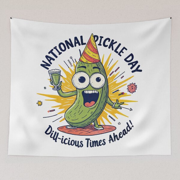 Item preview, T-Shirt Design Trending: NATIONAL PICKLE DAY designed and sold by ForeverPrintsOK.
