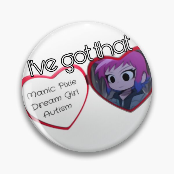 Item preview, Manic Pixie Dream Girl Autism Ramona Flowers Fanart designed and sold by feardeargcrafts.