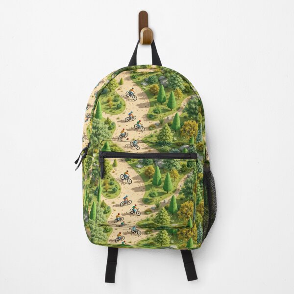 Item preview, 3D Pattern of Bicycles and Scenic Nature Trails, Perfect for Eco-Friendly Travel and Nature Exploration Themes designed and sold by AlwaysHome.