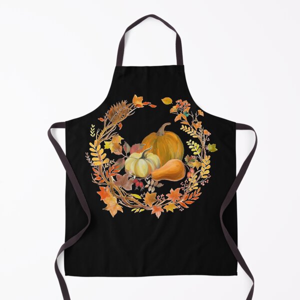 Item preview, Autumn pumpkins and colourful leaves wreath designed and sold by Little Miss Bee.
