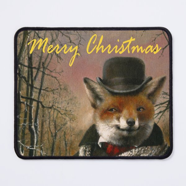 Item preview, Victorian Fox Merry Christmas designed and sold by mictomart.