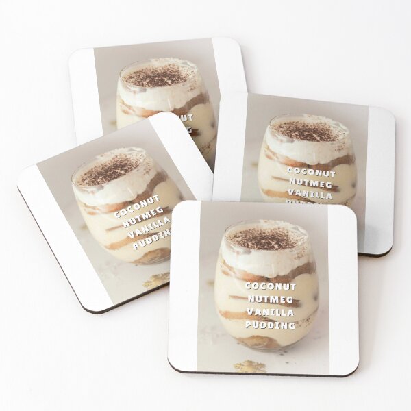 Item preview, Coconut Nutmeg Vanilla Pudding designed and sold by CUTESTUFFnow.